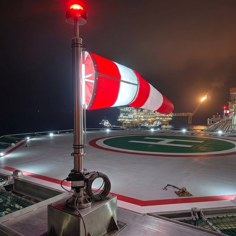 Offshore helideck