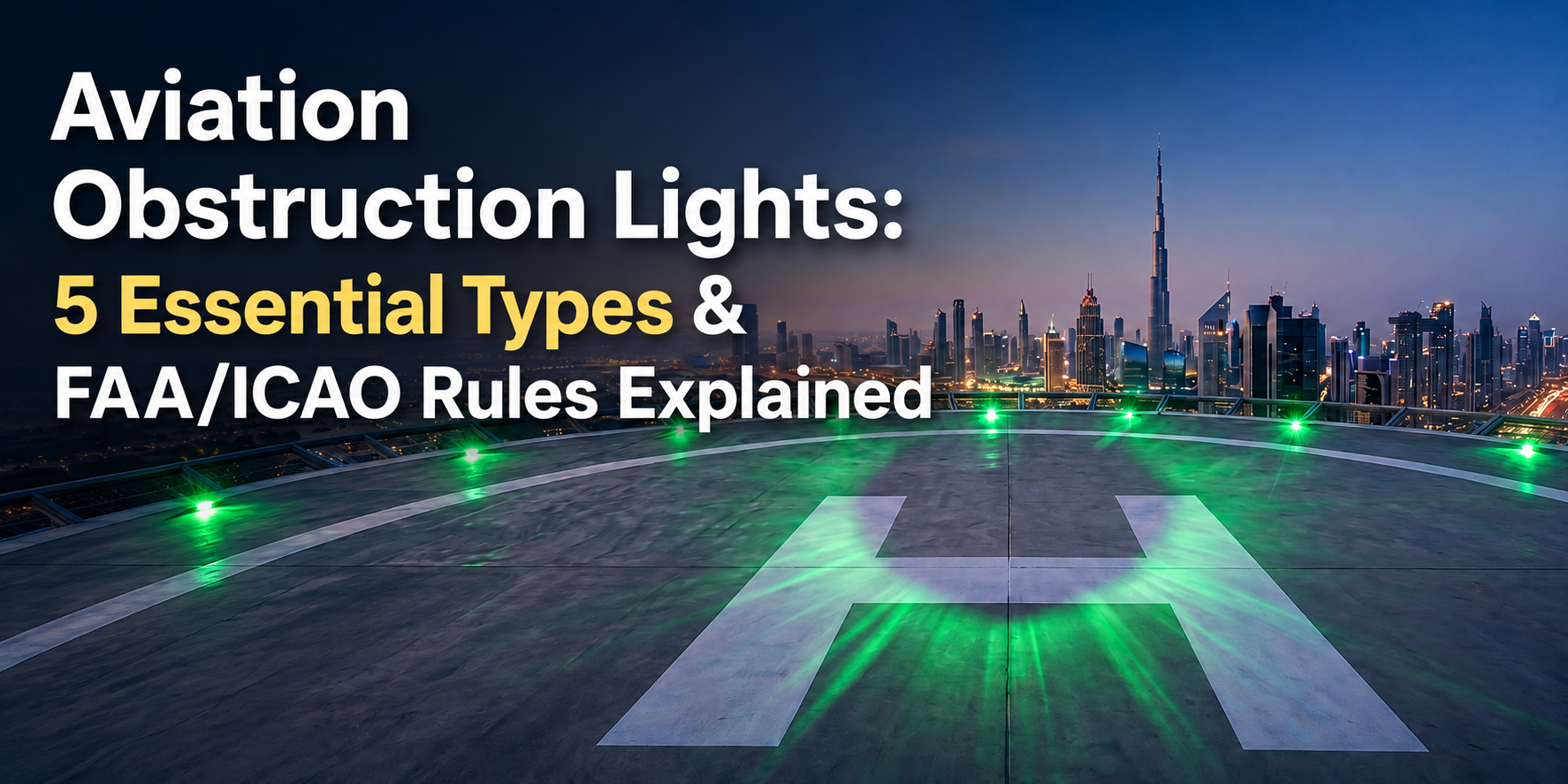 Aviation Obstruction Lights 5 Essential Types & FAAICAO Rules Explained