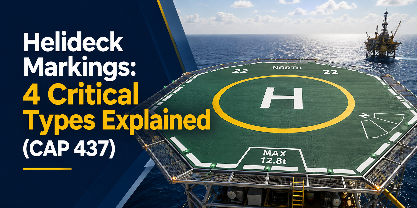 Helideck Markings: 4 Critical Types Explained (CAP 437)